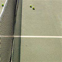 close image of lakitira tennis courts